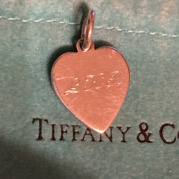 Tiffany & Co. pendant and small drawstring bag , personalized. 925 - Picture 2 of 5
